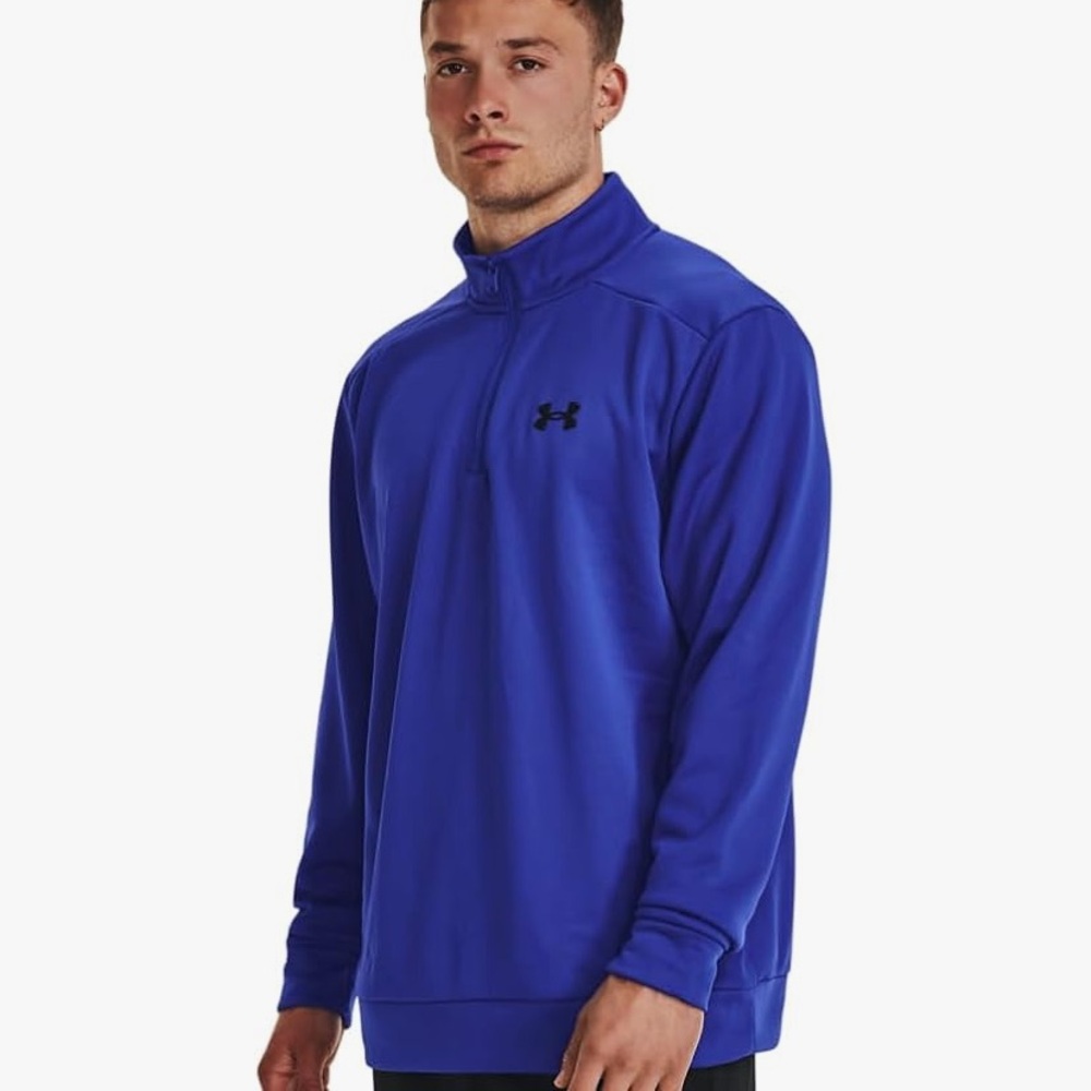 Under Armour Blue Performance Jacket with High Collar